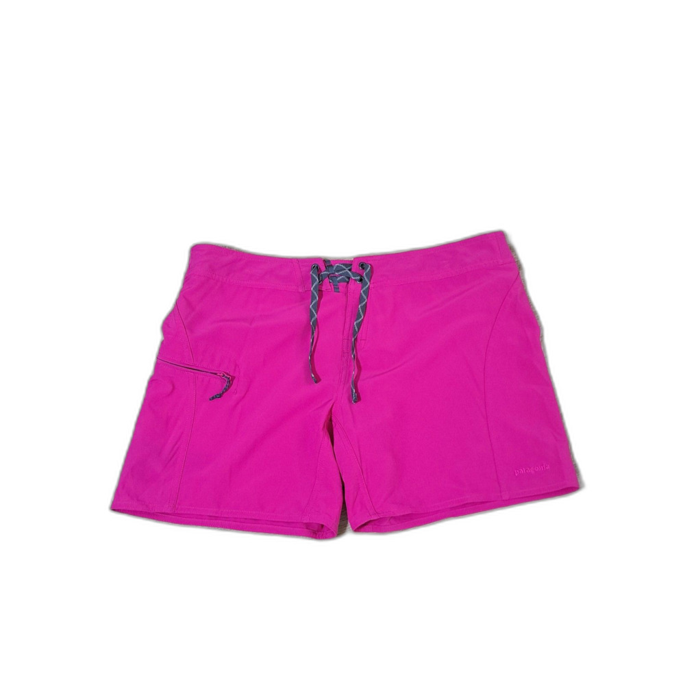 Patagonia Women's Pink Meridian Board Shorts Travel Vacation Sz 12